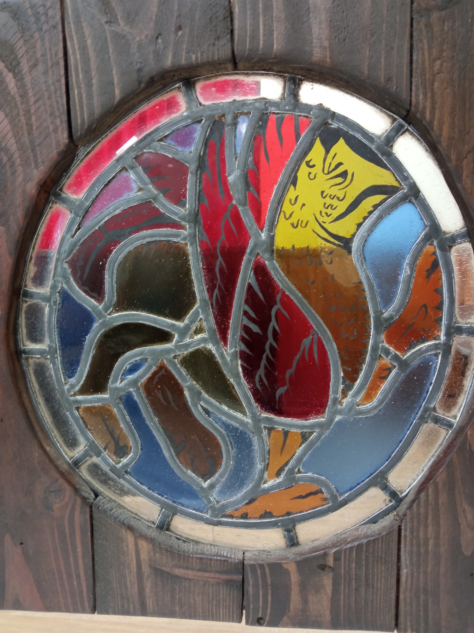 Détail d'un vitrail